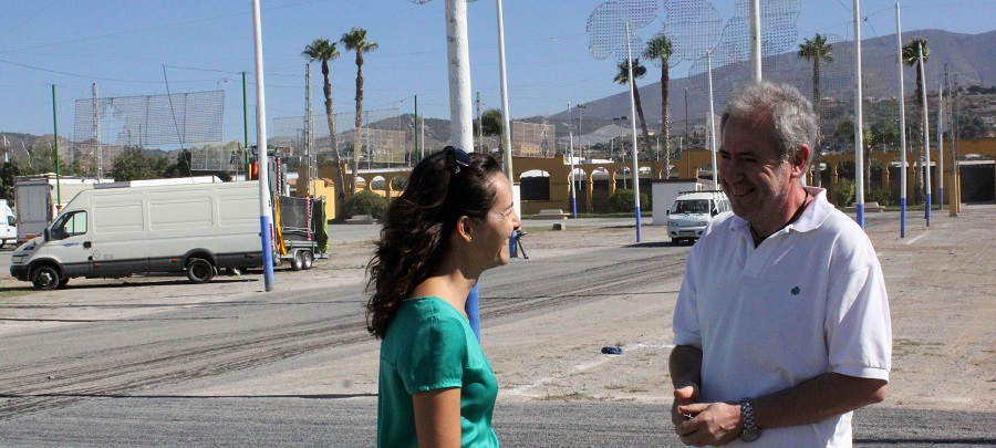 El recinto ferial del Cortijo de Conde se pone a punto para las Fiestas Patronales