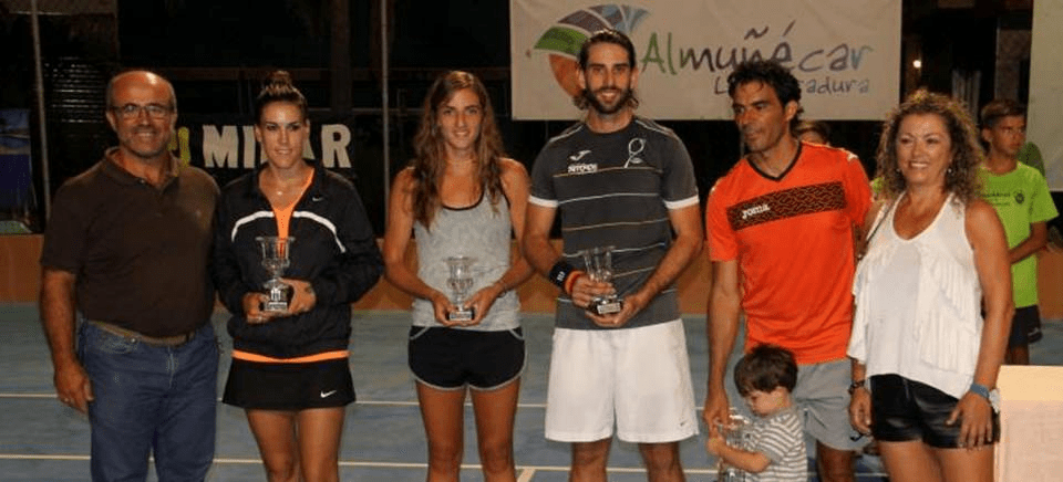 Quino Muñoz y Nuria Párrizas ganan el 'Open de Tenis a la Amistad'