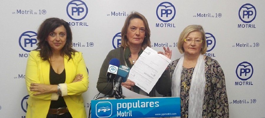 El PP de Motril denuncia la “voracidad recaudatoria” de la Sra. Almón