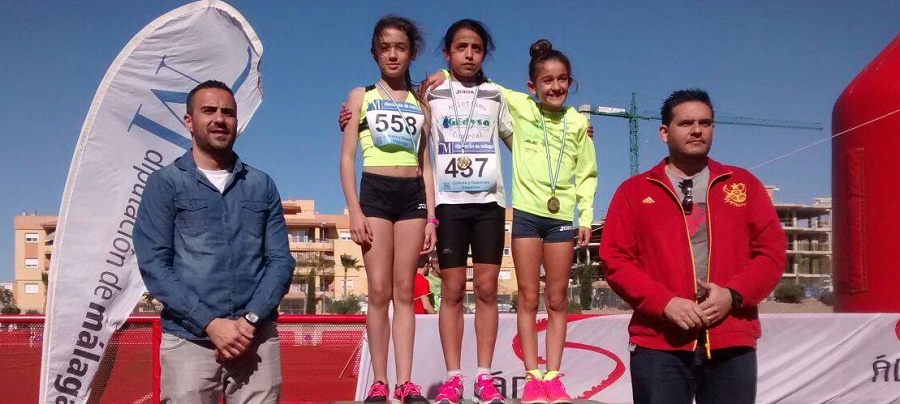 Gran actuación de los atletas sexitanos en las pruebas en Pista de Cártama