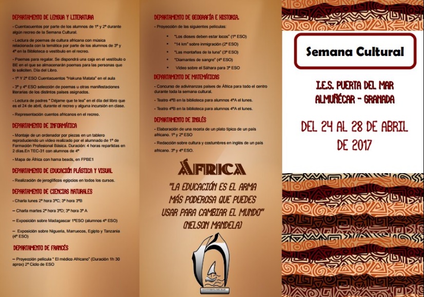 Semana Cultural dedicada a África 1