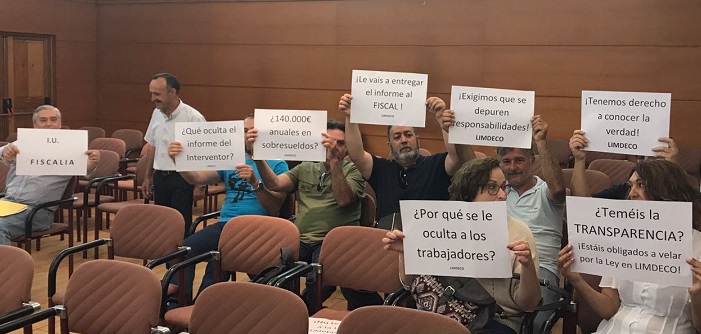 El Comité de Empresa de Limdeco pide copia del informe de la intervención municipal sobre la gestión de la empresa