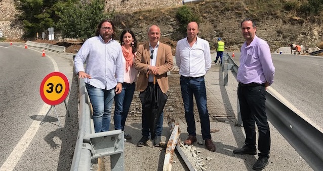 El Presidente de Mancomunidad visita las obras que se están acometiendo con cargo al PFEA especial