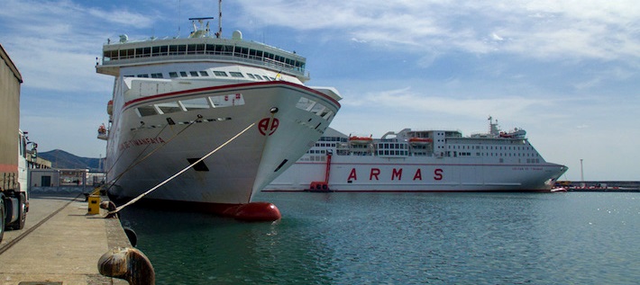 El Puerto valora el apoyo institucional de la provincia para que la línea entre Motril y Melilla sea de interés público