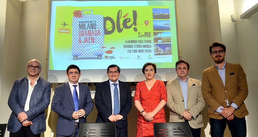Granada y Jaén buscan turistas en Milán aprovechando la nueva conexión aérea