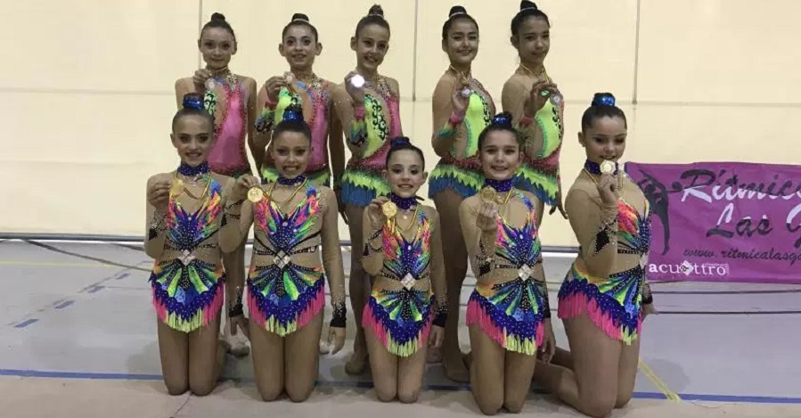 Las gimnastas sexitanas sumaron 15 podios en el Circuito Provincial