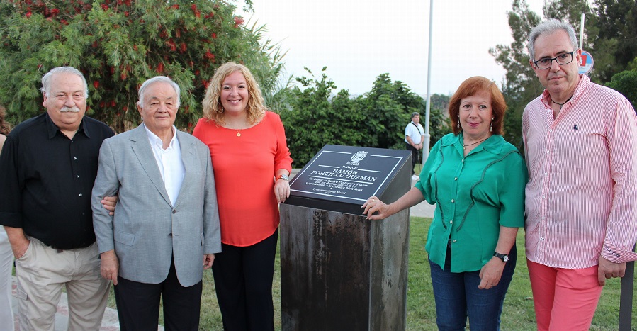 Inaugurado el parque dedicado al pintor Ramón Portillo