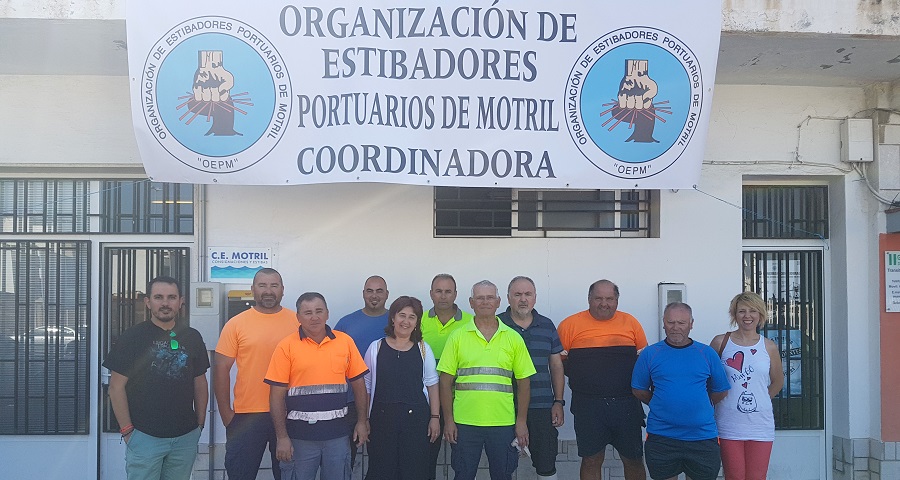 IU muestra su apoyo a los estibadores del Puerto de Motril