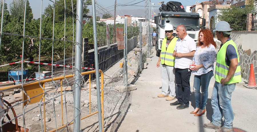 Las obras de la Calle Bonifacio Caro de Lobres avanzan a buen ritmo