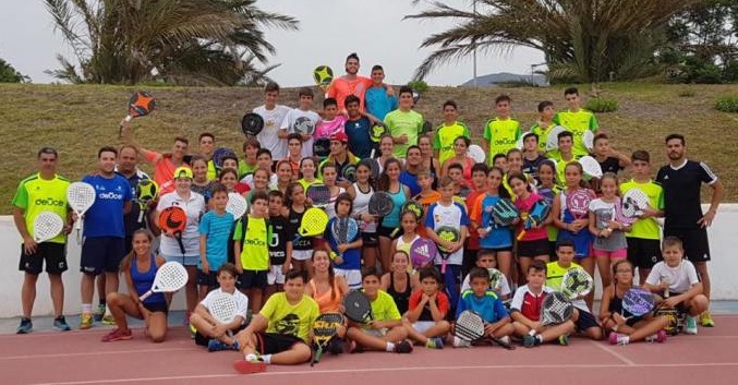Jugadores de toda España participaron en Almuñécar en un Campus de Pádel
