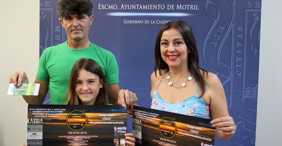 La asociación Guardias Civiles Solidarios organiza una jornada solidaria en la playa de Poniente el próximo sábado