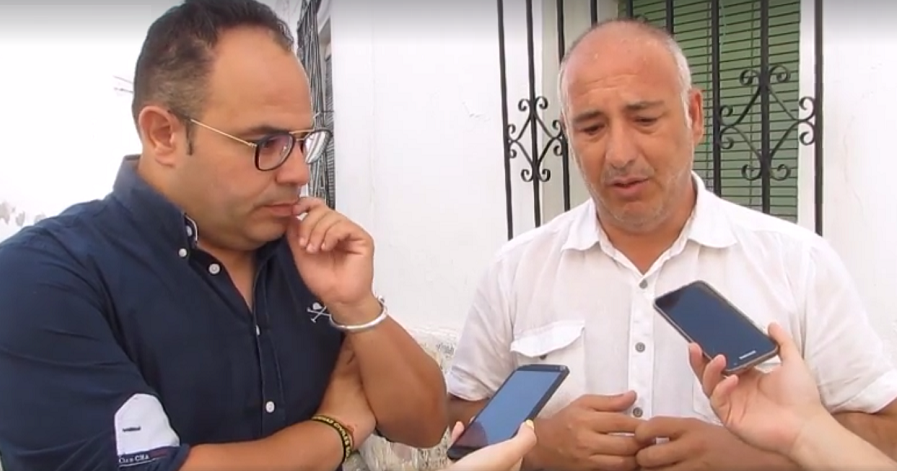 Sergio García visita las obras del casco antiguo de La Herradura