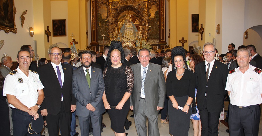 Alcaldesa de Motril y autoridades en el día grande de la patrona de Motril