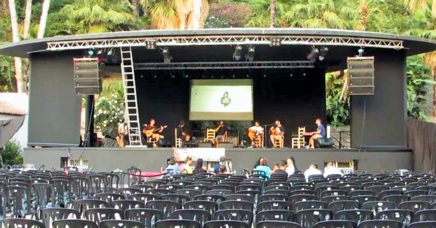 Escenario en el Parque del Majuelo de Almuñécar (2)