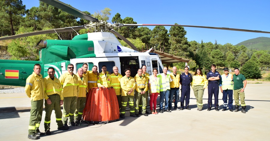 Las intervenciones del Plan Infoca, en niveles similares a otros años en el ecuador de la campaña