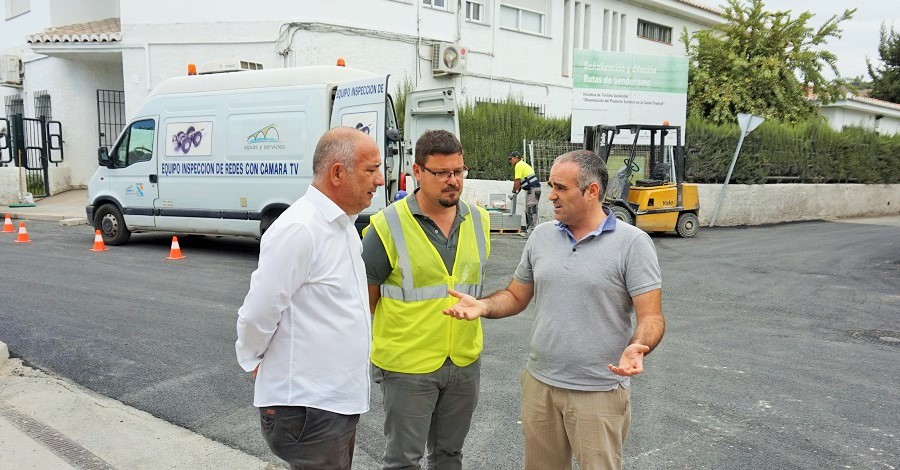 Concluye el tramo del Camino Viejo de Motril que Mancomunidad acomete en los barrios de San Sebastián y La Paloma