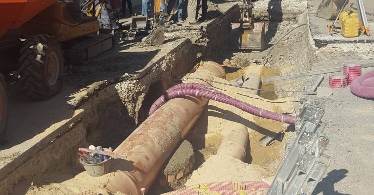 Obras en el barrio de La Paloma de Almuñécar