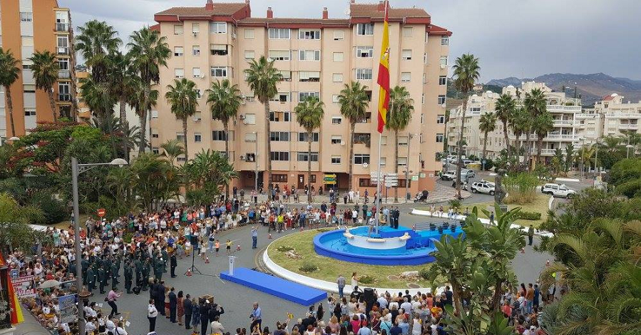 Almuñécar rindió homenaje a la Guardia Civil por el día de su Patrona