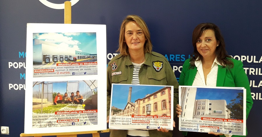 El PP presenta una campaña informativa sobre la 'discriminación de la Junta de Andalucía con Motril'