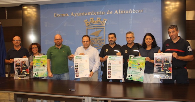 Policía Local y Bomberos de Almuñécar presentan las II Jornadas Lúdico Deportivas y Solidarias