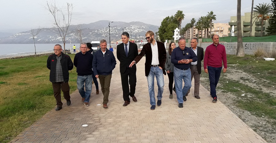 Concluyen las obras de remodelación del Paseo de Salobreña con una inversión del Gobierno Central de 800.000 euros