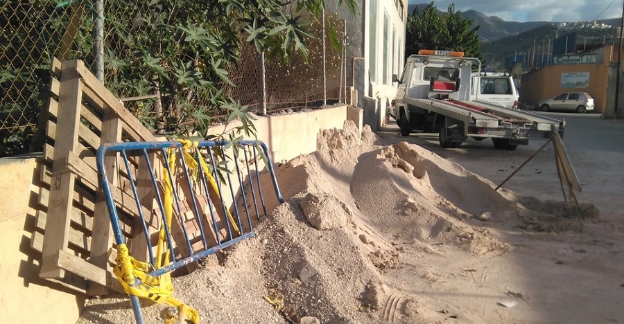 IU denuncia la falta de control que Mancomunidad y Ayto. están teniendo sobre las obras de La Paloma