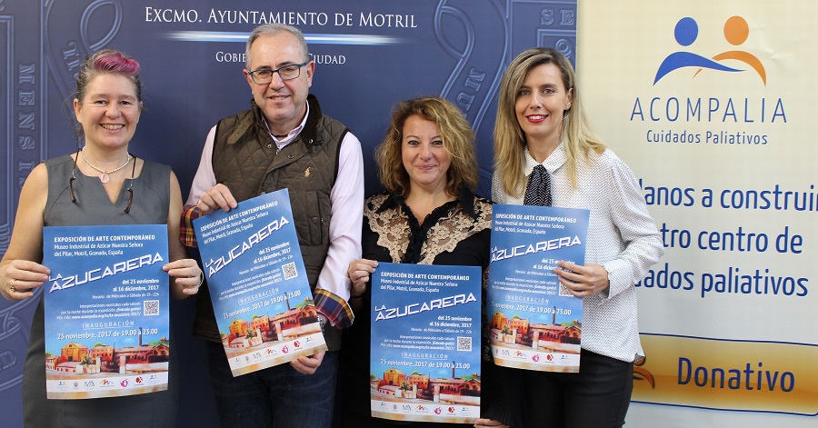 La Nave del Azúcar de la Fábrica del Pilar acoge una exposición de arte contemporáneo con fines solidarios