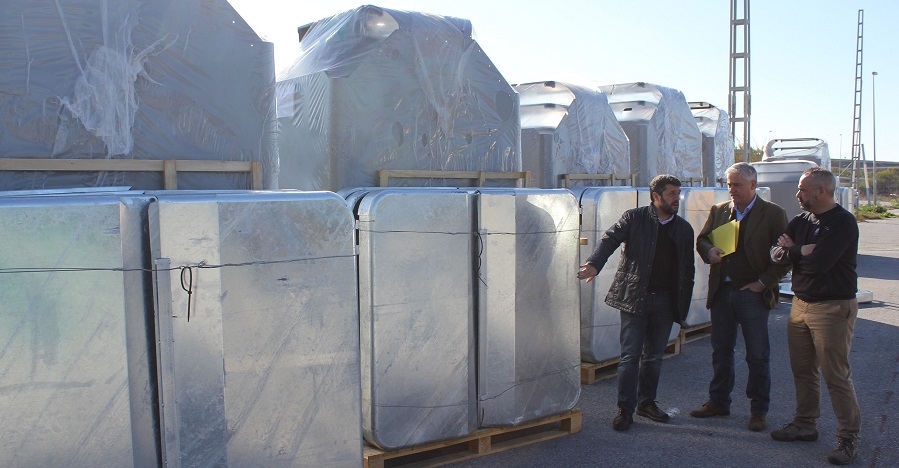 52 nuevos contenedores bilaterales de superficie para mejorar el servicio de recogida de residuos urbanos en Motril