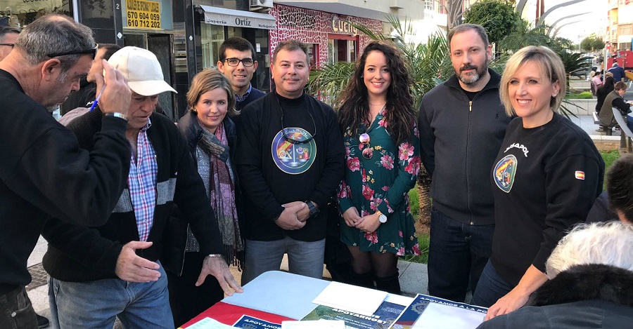 Ciudadanos Motril muestra su apoyo a Jusapol para la equiparación salarial