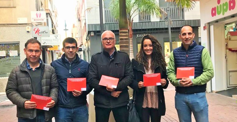 Ciudadanos realiza una encuesta entre los comerciantes de Motril con una propuesta de peatonalización del centro