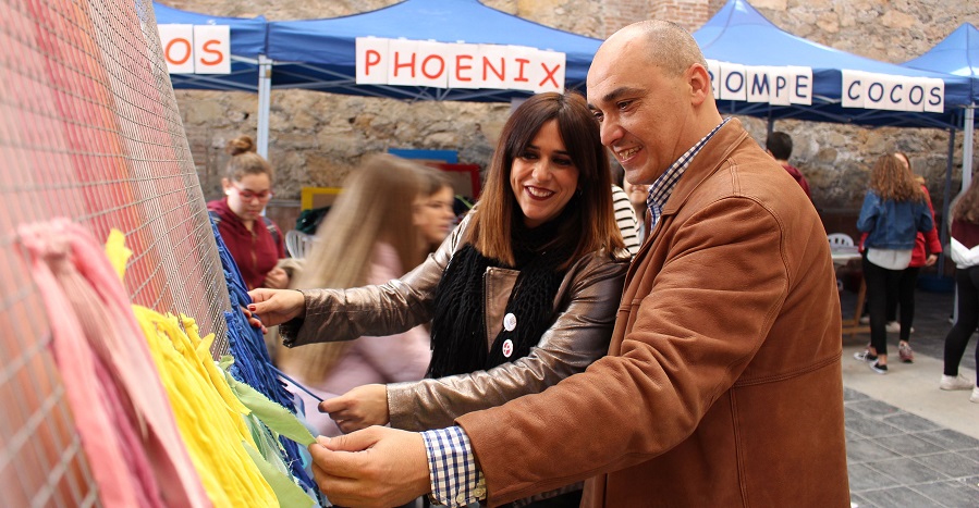 Gregorio Morales e Irene Justo en el Encuentro Joven Comarcal 2017