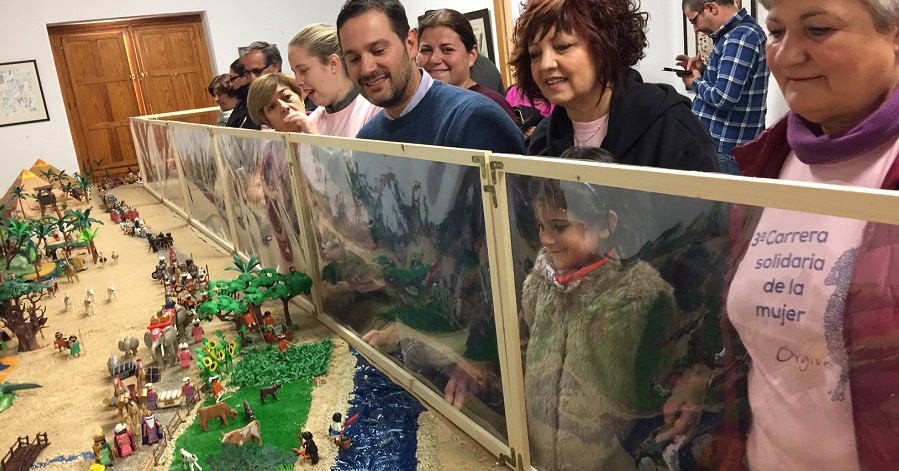 Un enorme Belén de 30.000 piezas de PlayMobil uno de los principales atractivos navideños en Órgiva