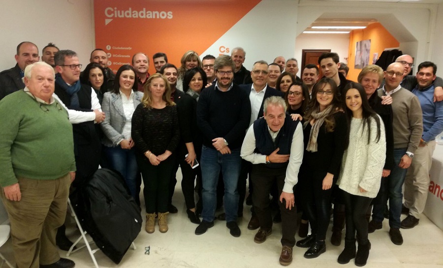 Fran Hervías resalta la implantación de Ciudadanos en la provincia de Granada_