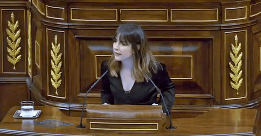La diputada granadina Ana Terrón en el Congreso de los Diputados_
