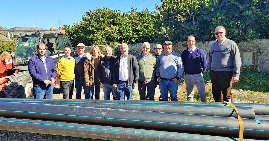 Obras de emergencia en el río Verde para aprovechar las aguas depuradas de la EDAR de Almuñécar para riego