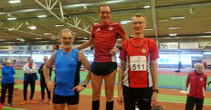 Participación de Nils H. Pearsson, de 70 años y corredor del Atletismo Sexitano, en un campeonato en Scania (Suecia)
