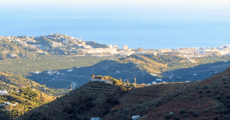 Vista de la vega de Almuñécar