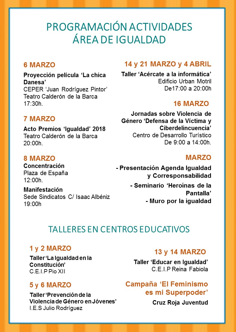 Programación Día Intl. Mujer Motril