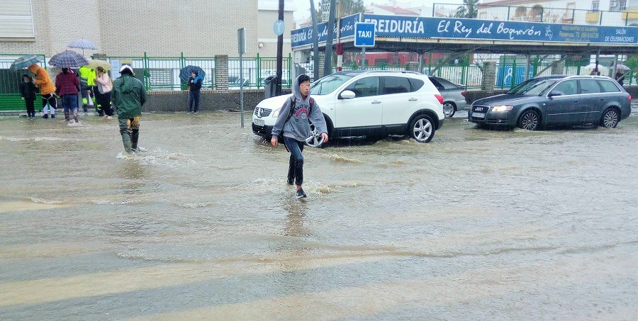 Inundaciones en Salobreña marzo 2018