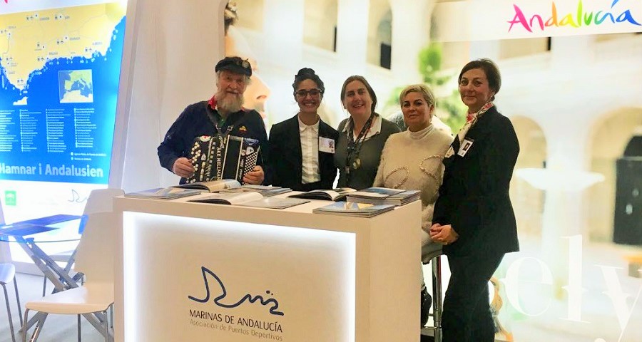 Marinas de Andalucía promociona sus 16 puertos deportivos asociados en el Salón Náutico de Estocolmo