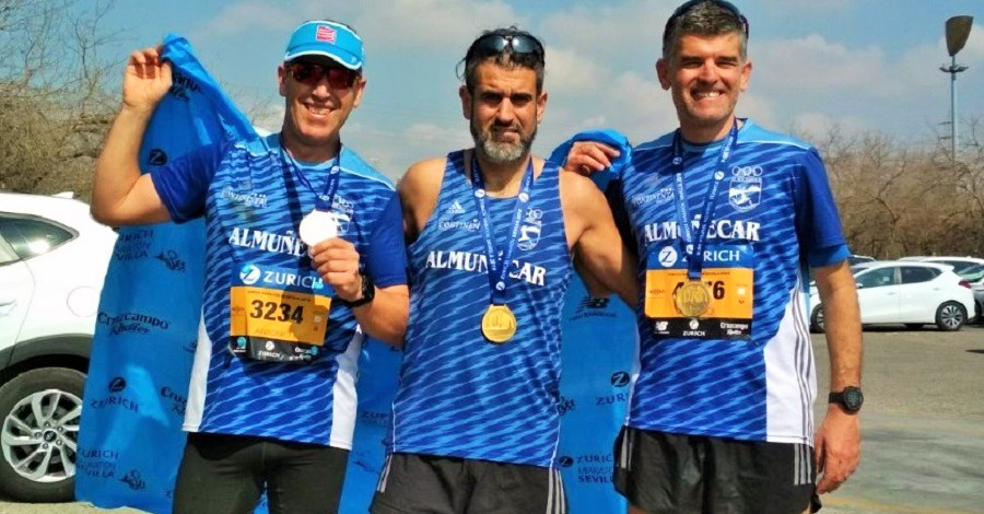 Participación del Club Atletismo Sexitano en la Zurich Maratón de Sevilla