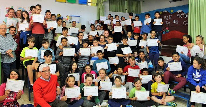 Alumnos de 5º y 6º de Primaria del Colegio San Antonio reciben el diploma de Mediadores para la Convivencia