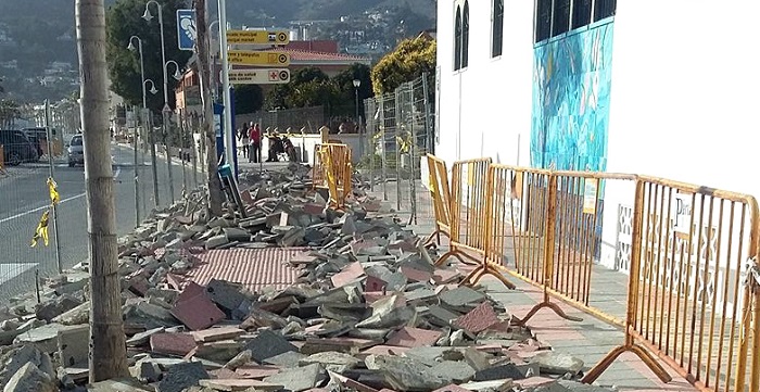 Ciudadanos critica la mala planificación de las obras en el Paseo de La Herradura
