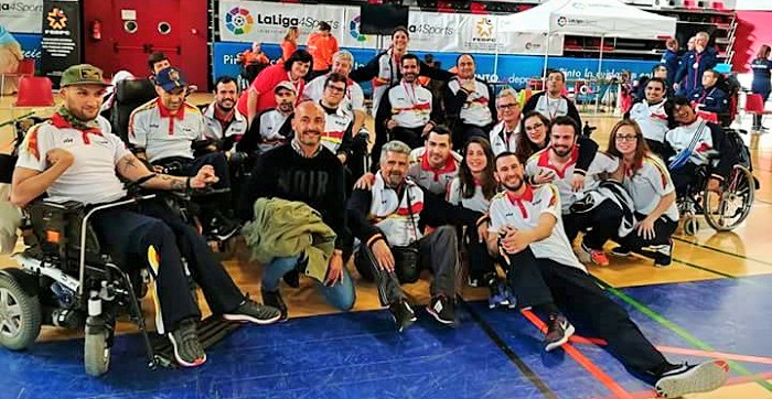 El jugador motrileño Fernando Antúnez hace un gran papel en el Campeonato Europeo Regional de Boccia