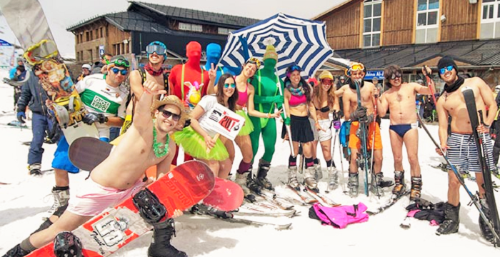 Promoción de la Costa Tropical en la 'VI Bajada en Bañador' de Sierra Nevada