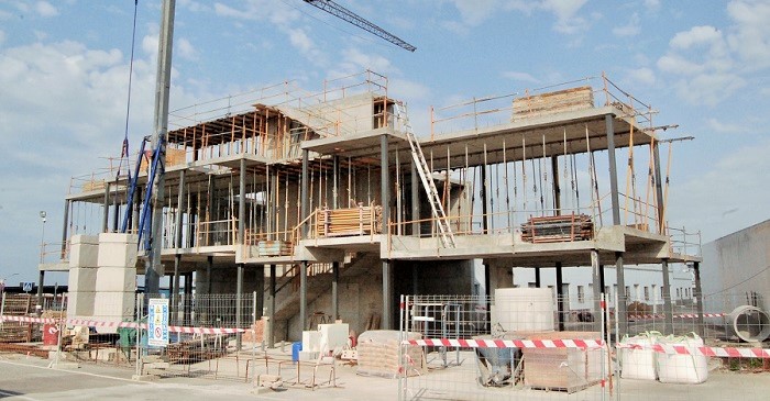 Avanzan las obras de la futura sede de la Policía Nacional en el Puerto de Motril