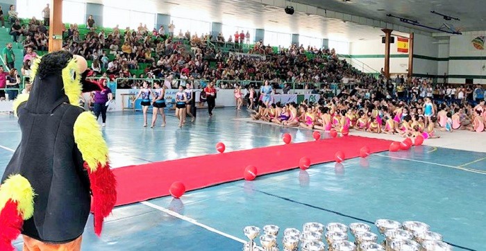 Una veintena de metales sumaron la gimnastas de la Escuela Solange Janssens en el Circuito Costa Tropical
