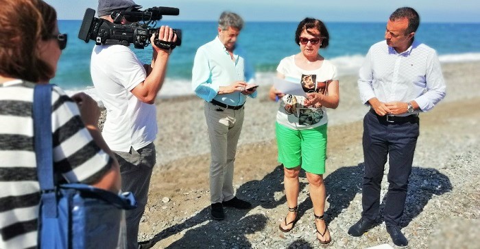 Las aguas de baño de las playas de la Costa presentan buenas condiciones sanitarias según un informe de la Junta.jpg
