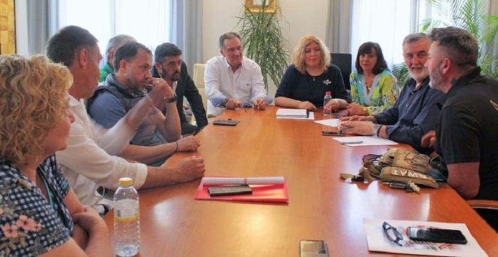 Reunión con los chiringuiteros de Motril