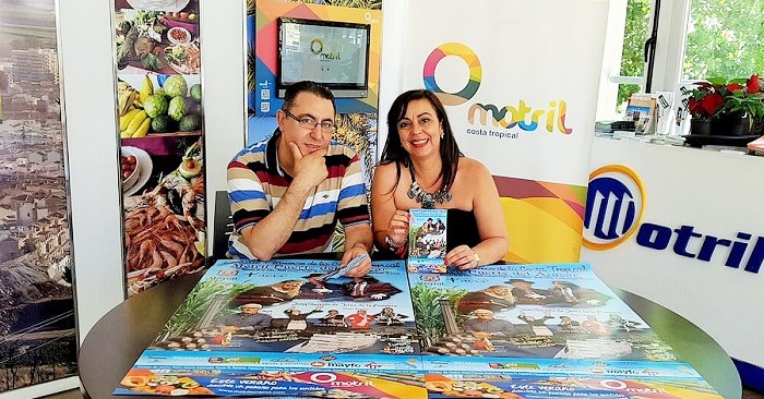 Kiko Rodríguez y Alicia Crespo en rueda de prensa en Motril